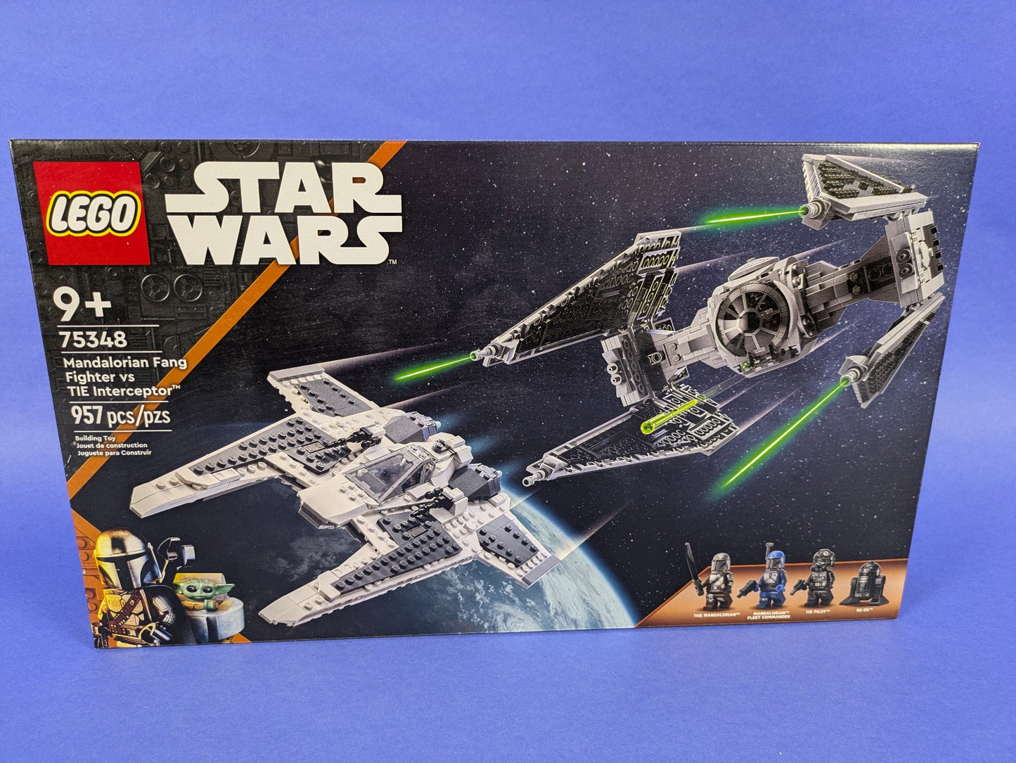 Lego Star Wars: Mandalorian Fang Fighter vs TIE Interceptor 75348 - NEW!