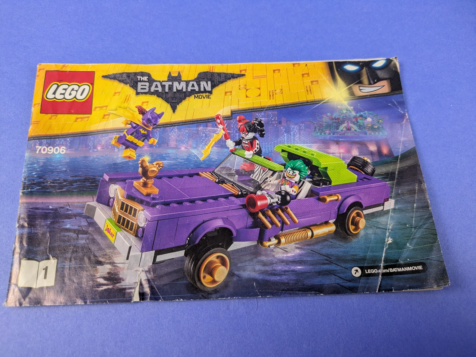 LEGO Super Heroes The Joker Notorious Lowrider 70906 Incomplete Set Pre-Owned