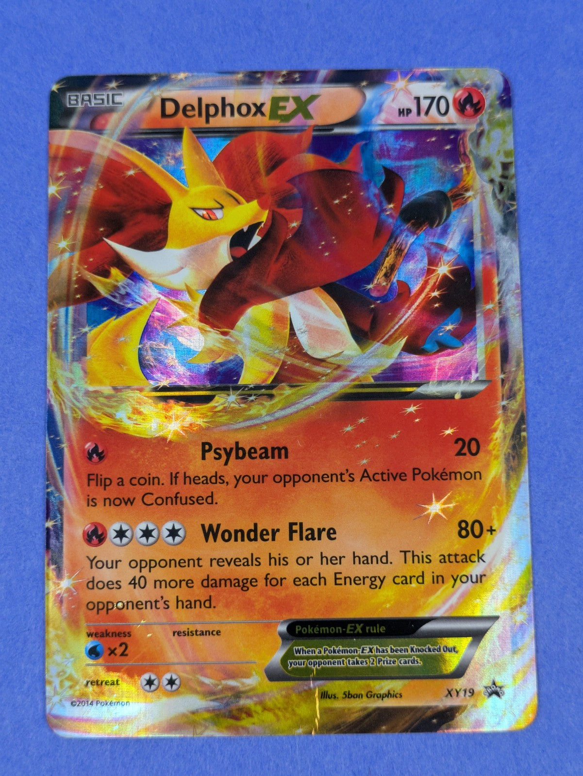 Delphox EX - XY19 - Holo Promo  XY Promos - Pokemon Card - LP