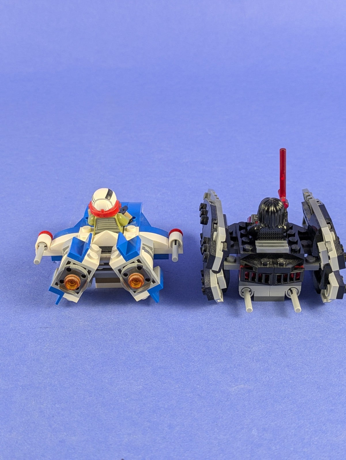 LEGO Star Wars A-Wing vs. TIE Silencer Microfighters 75196 Incomplete Pre-Owned