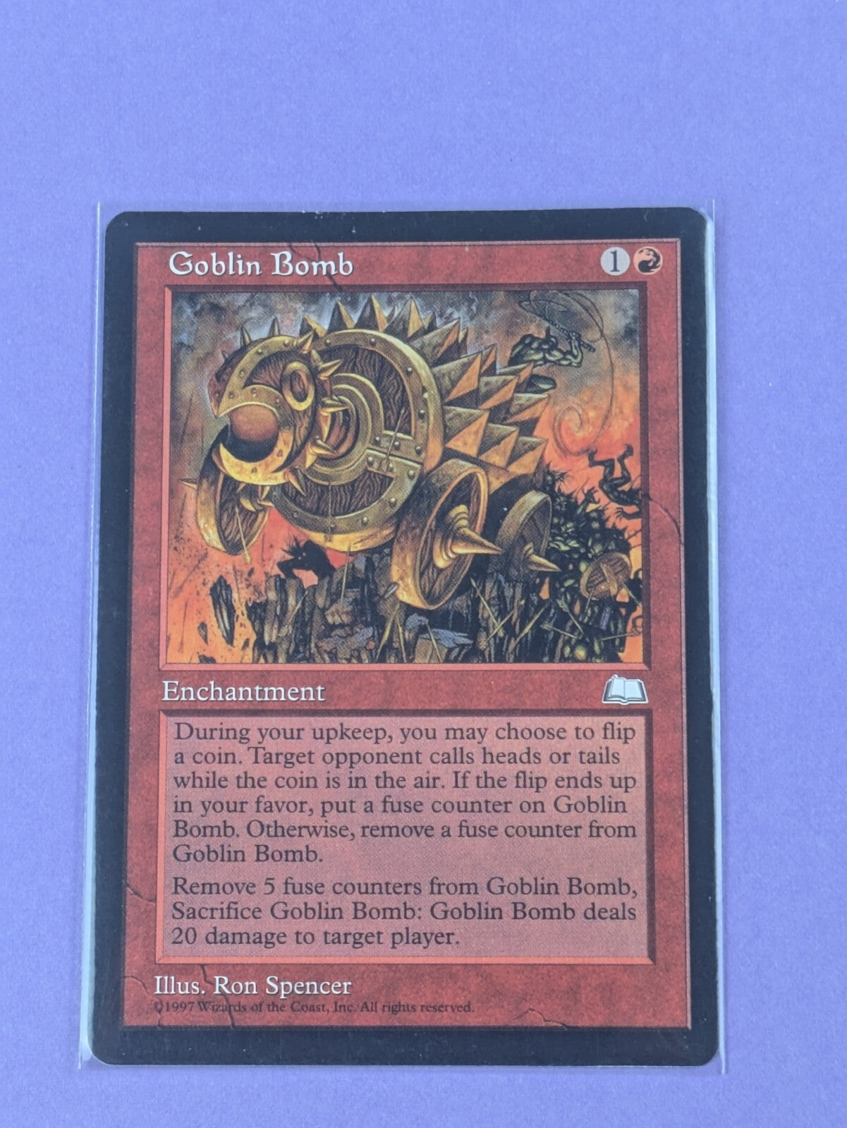 MTG: Magic The Gathering:Goblin Bomb - Rare - Near Mint