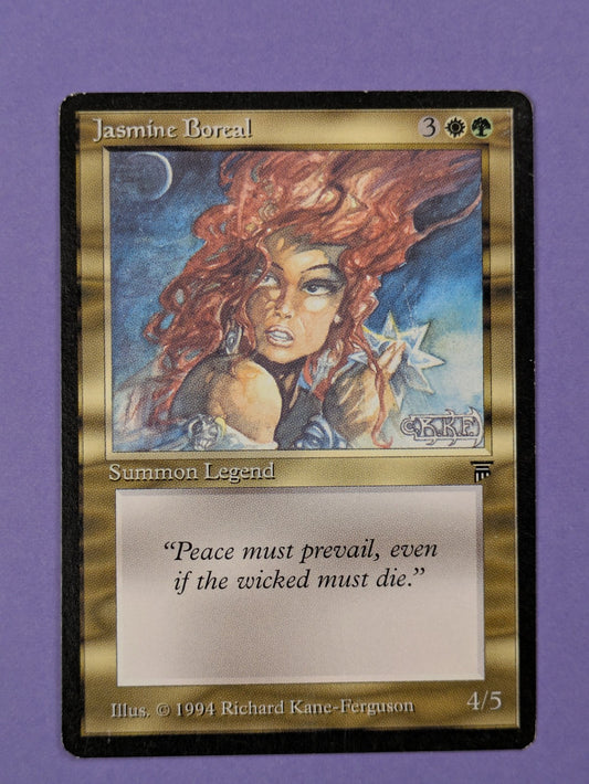 MTG Magic The Gathering: Legends: Jasmine Boreal Uncommon - MP