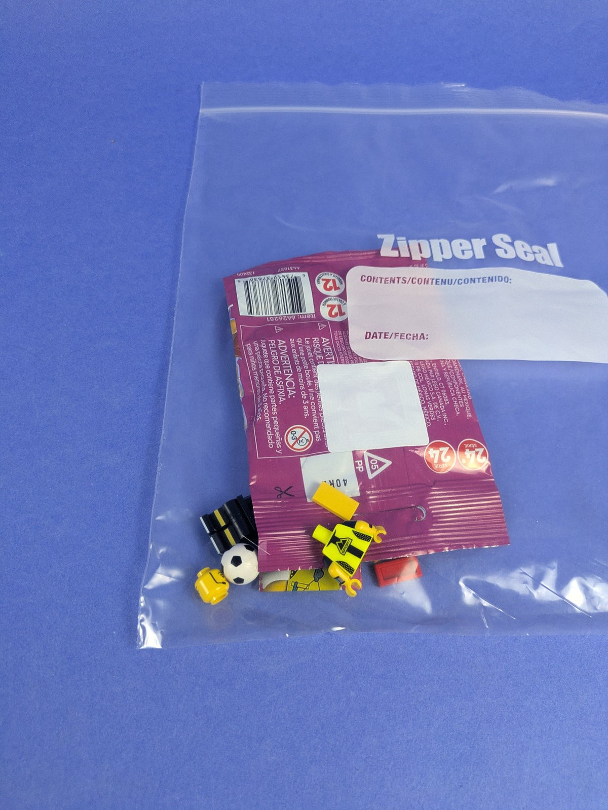 LEGO Minifigure Series 24 Football Referee col411 71037 66733 Complete Pre-Owned