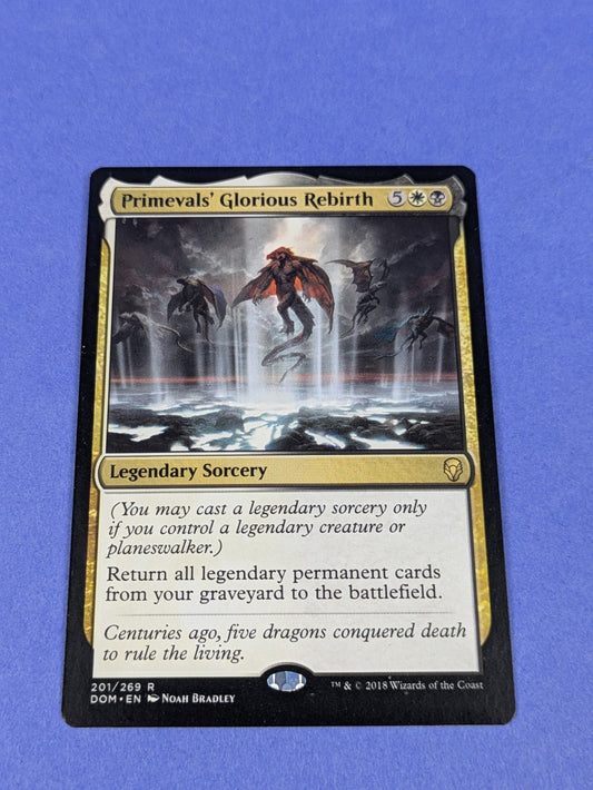 MTG Magic: Dominaria: Primevals' Glorious Rebirth #201/269 Rare - NM