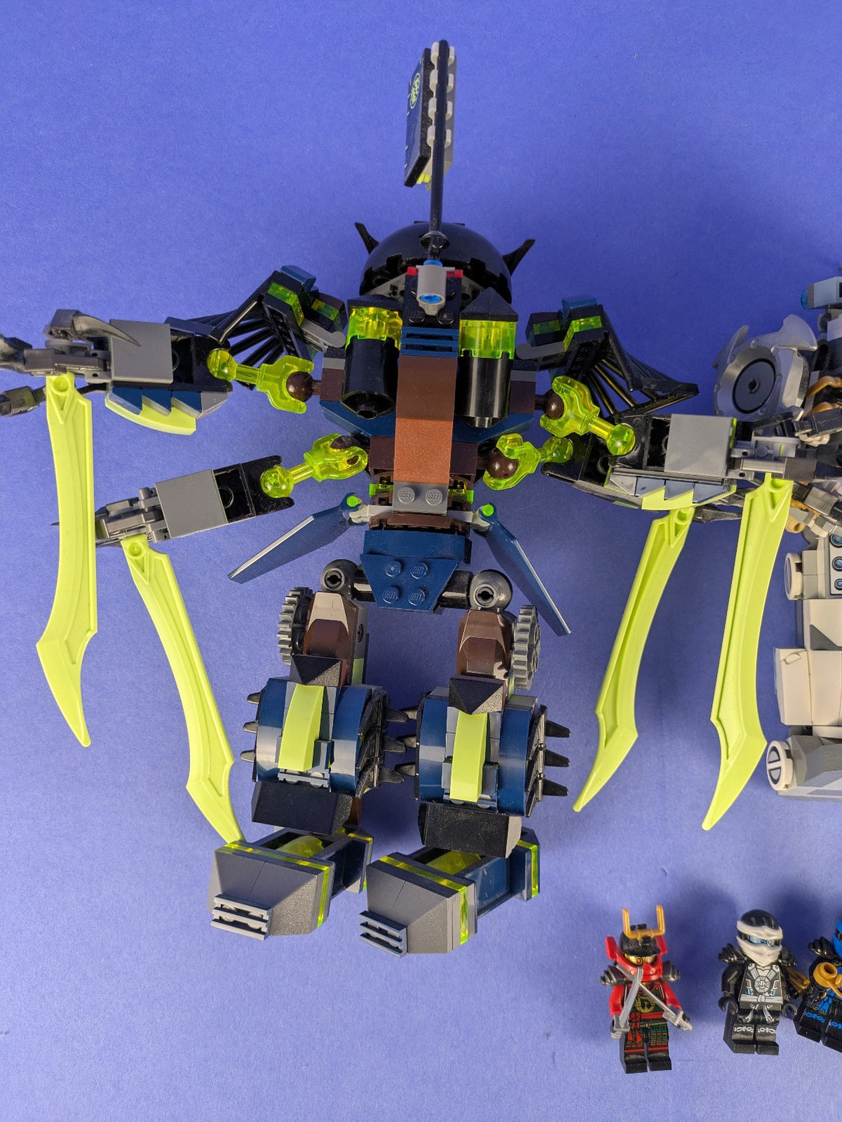 LEGO NINJAGO Titan Mech Battle 70737 Incomplete Set Pre-Owned