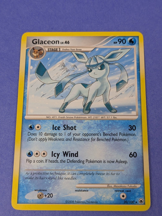 Glaceon - 20/100 - Rare Majestic Dawn - Pokemon Card - LP