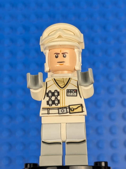 Lego Star Wars: Hoth Rebel Trooper White Uniform (Frown) sw0708 Set 75098