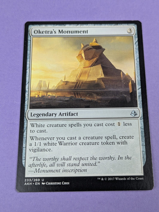 MTG Magic: Amonkhet: Oketra's Monument #233/269 Uncommon - NM