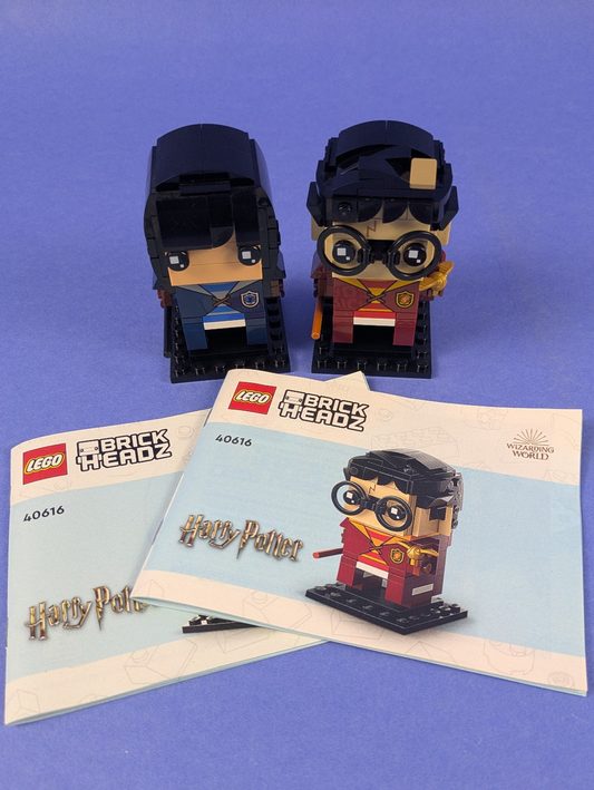 LEGO BrickHeadz Harry Potter & Cho Chang 40616 Complete Set Pre-Owned