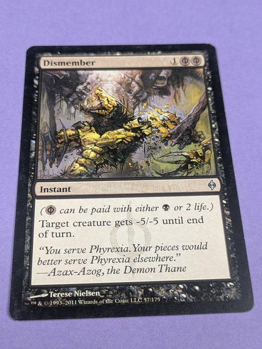 MTG Magic: New Phyrexia: Dismember #57/175 Uncommon - LP