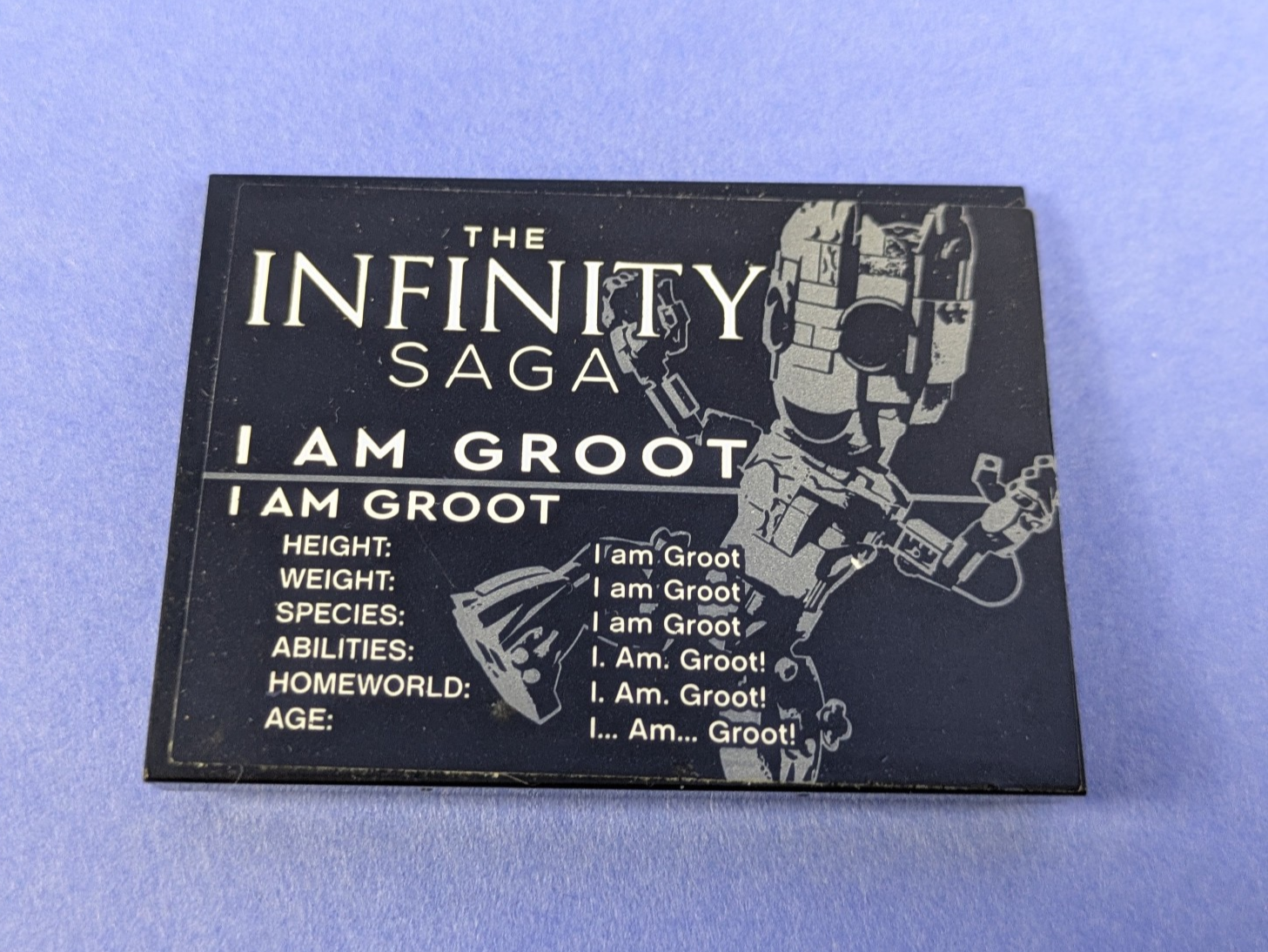 LEGO Super Heroes I am Groot 76217 Display Plate Only Pre-Owned