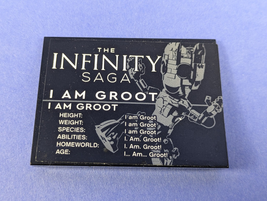 LEGO Super Heroes I am Groot 76217 Display Plate Only Pre-Owned