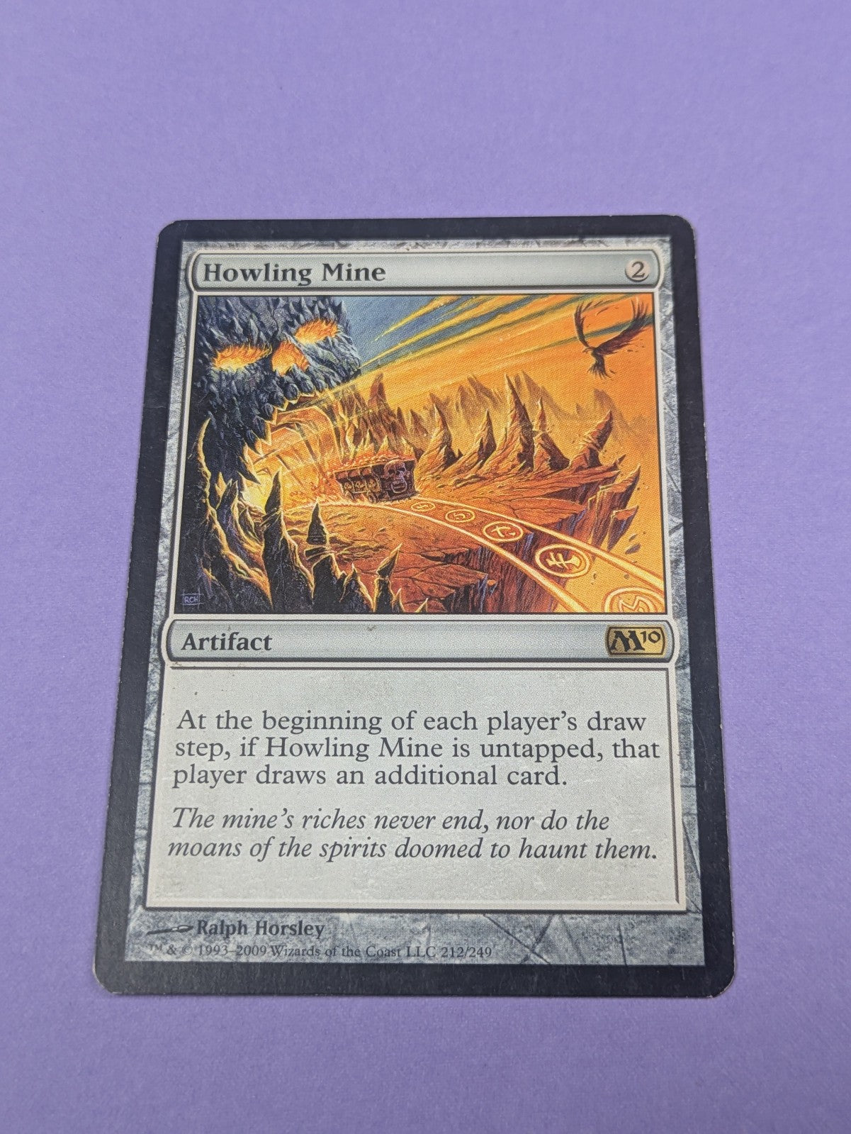MTG Magic: Magic 2010: Howling Mine #212/249 Rare - LP