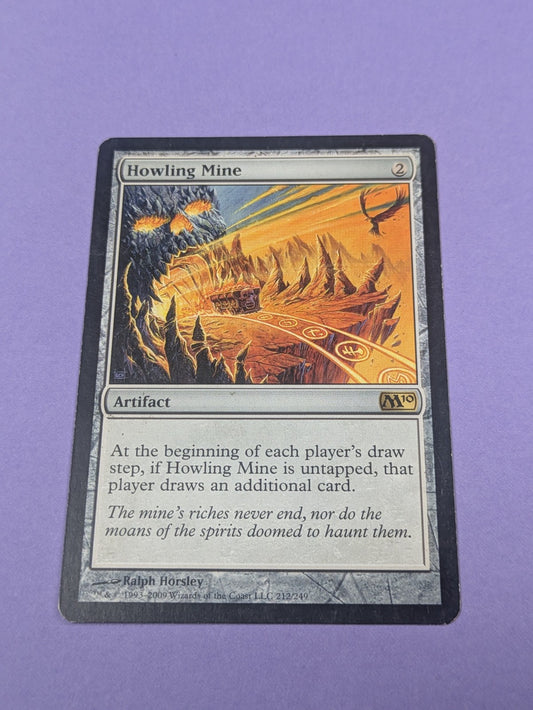 MTG Magic: Magic 2010: Howling Mine #212/249 Rare - LP