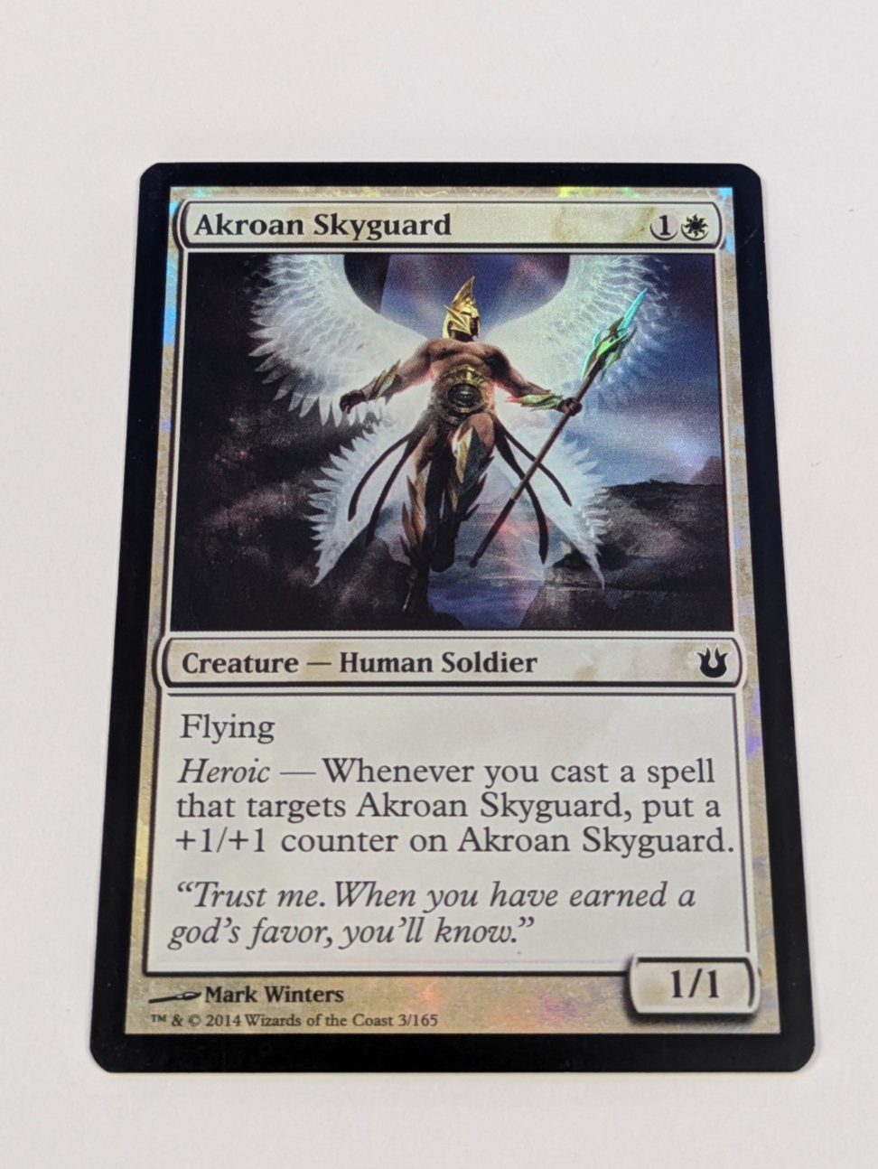 MTG: Born of the Gods: Akroan Skyguard Foil #3/165 Common - NM