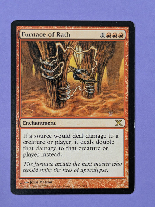 MTG Magic The Gathering: Tenth Edition: Furnace of Rath #204/303 Rare - NM