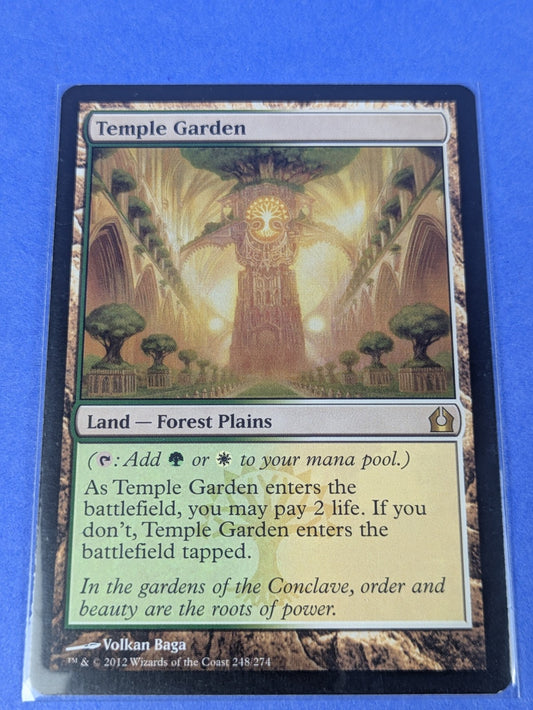 MTG Magic: Return to Ravnica: Temple Garden #248/274 Rare - NM