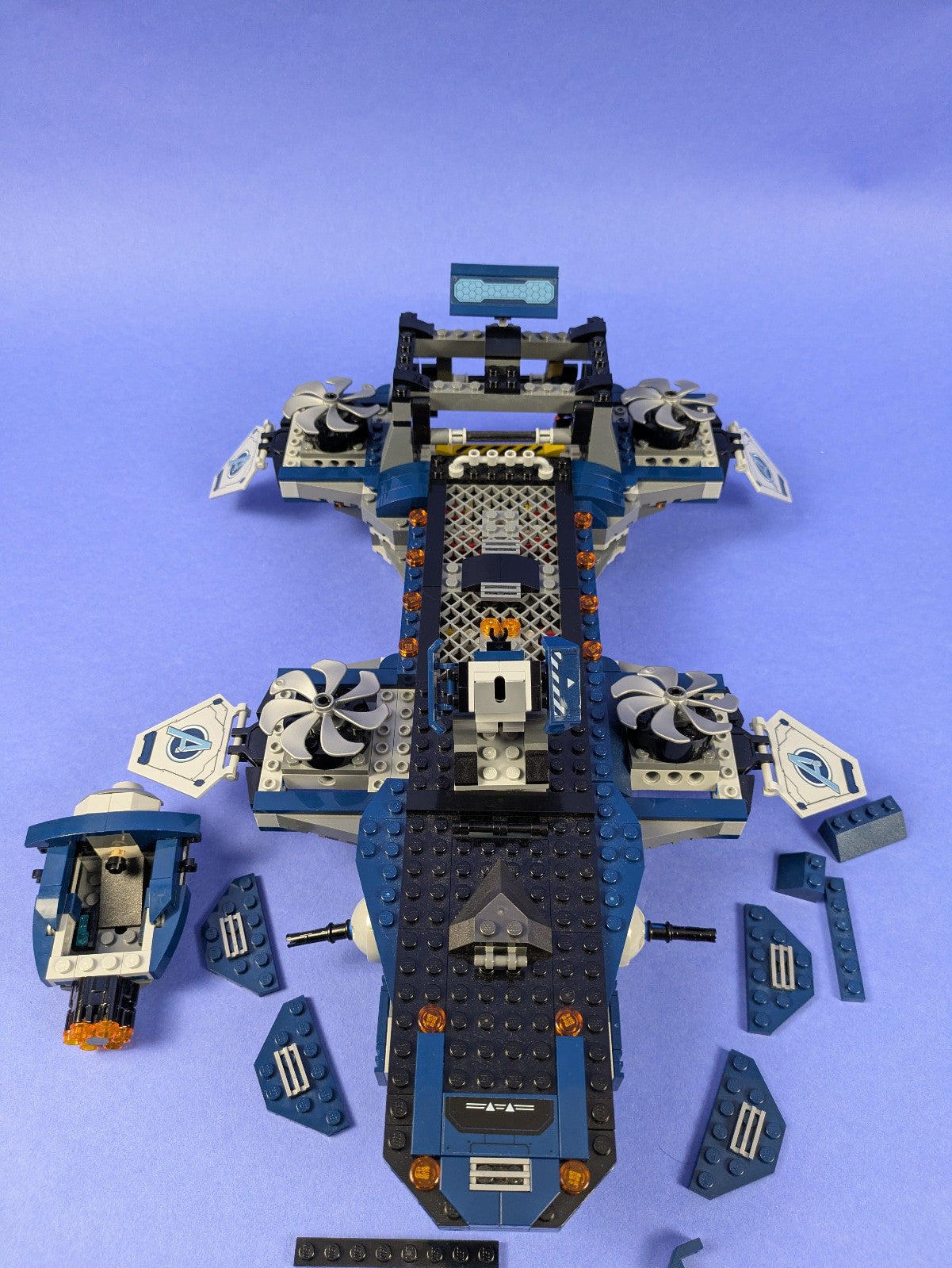 LEGO Super Heroes Avengers Helicarrier 76153 Incomplete Set Pre-Owned