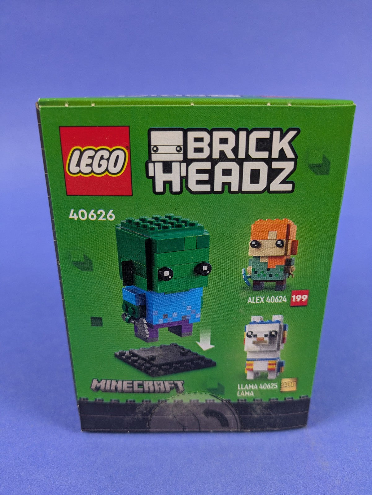 Lego BrickHeadz: Minecraft: Zombie Set 40626 BRAND NEW
