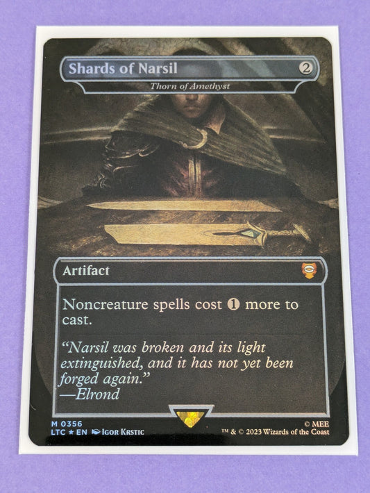 MTG: The Lord of the Rings: Shards of Narsil - Thorn of Amethyst Foil #0356 - NM