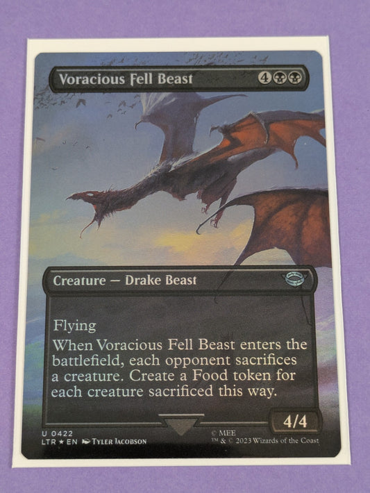 MTG: The Lord of the Rings: Voracious Fell Beast Borderless #0422 Uncommon - NM