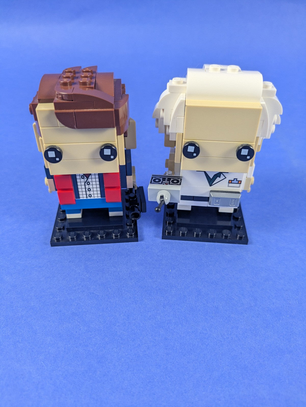 LEGO BrickHeadz Back to the Future Marty McFly & Doc Brown 41611 Pre-Owned