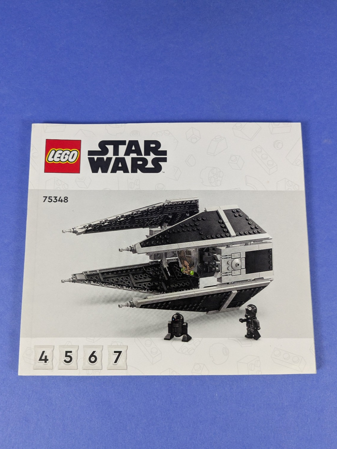 Lego Star Wars: Mandalorian Fang Fighter vs TIE Interceptor Set 75348 Incomplete