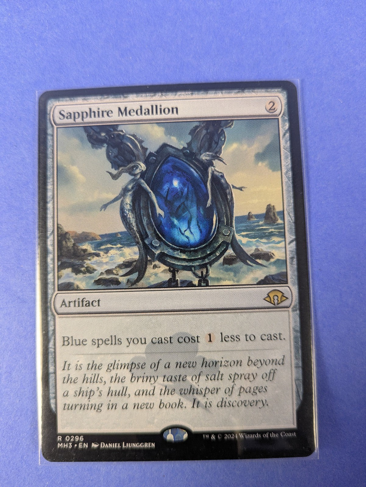 MTG Magic: Modern Horizons 3: Sapphire Medallion #0296 Rare - NM
