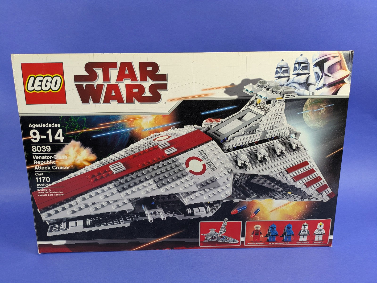 Lego Star Wars Venator-Class Republic Attack Cruiser 8039