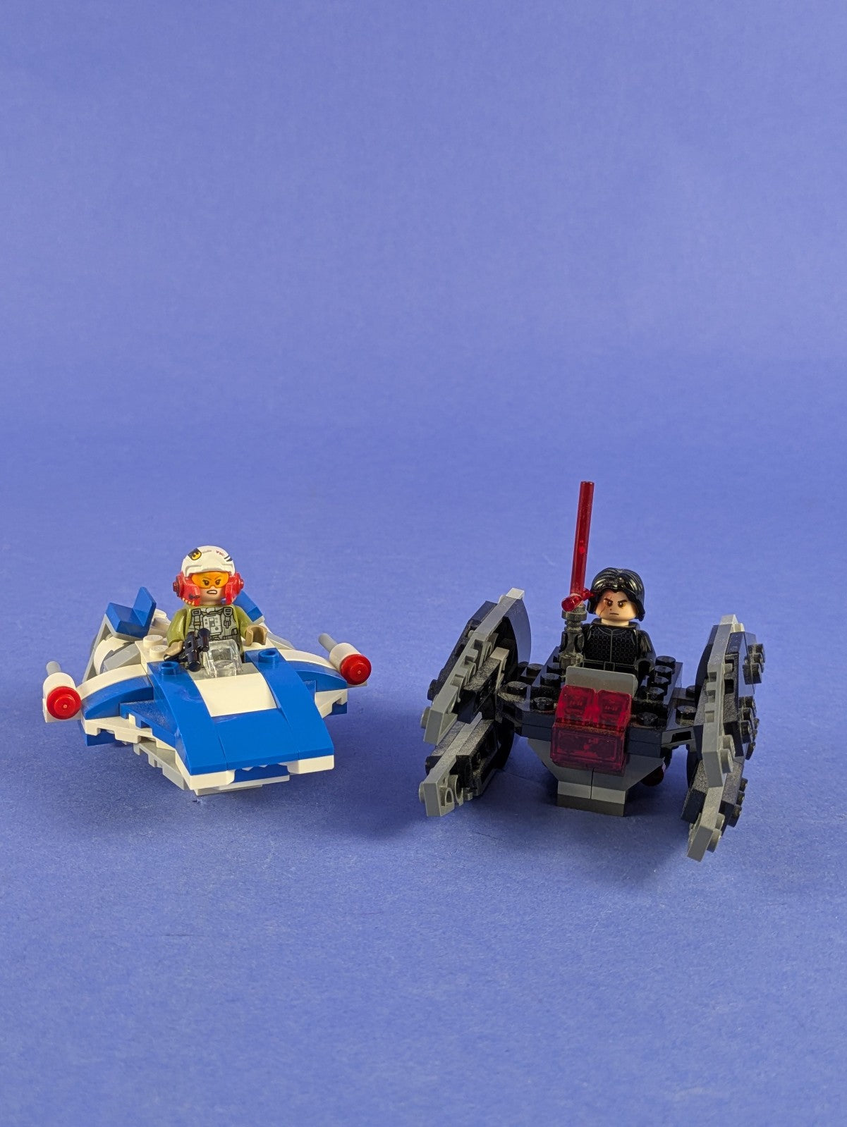 LEGO Star Wars A-Wing vs. TIE Silencer Microfighters 75196 Incomplete Pre-Owned