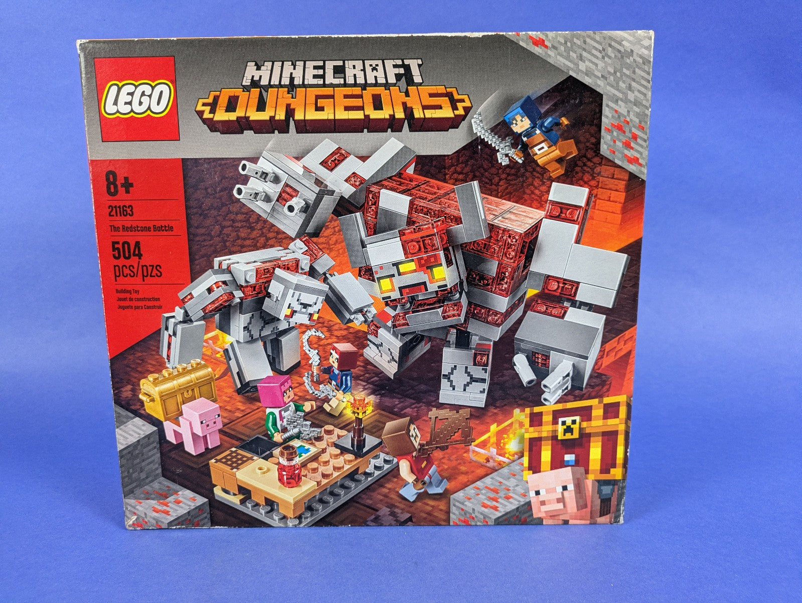 Lego Minecraft: Minecraft Dungeons: The Redstone Battle Set 21163 Complete Set