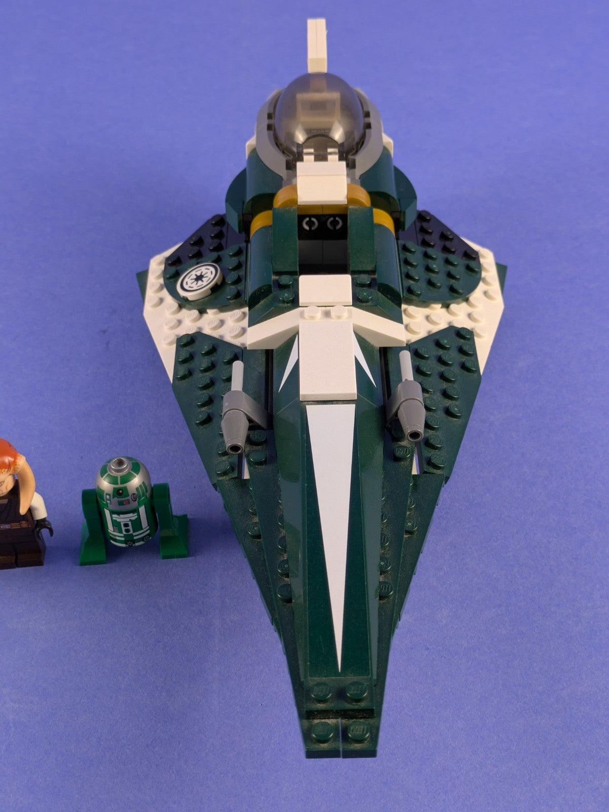 LEGO Star Wars Saesee Tiin's Jedi Starfighter 9498 Complete Set Pre-Owned