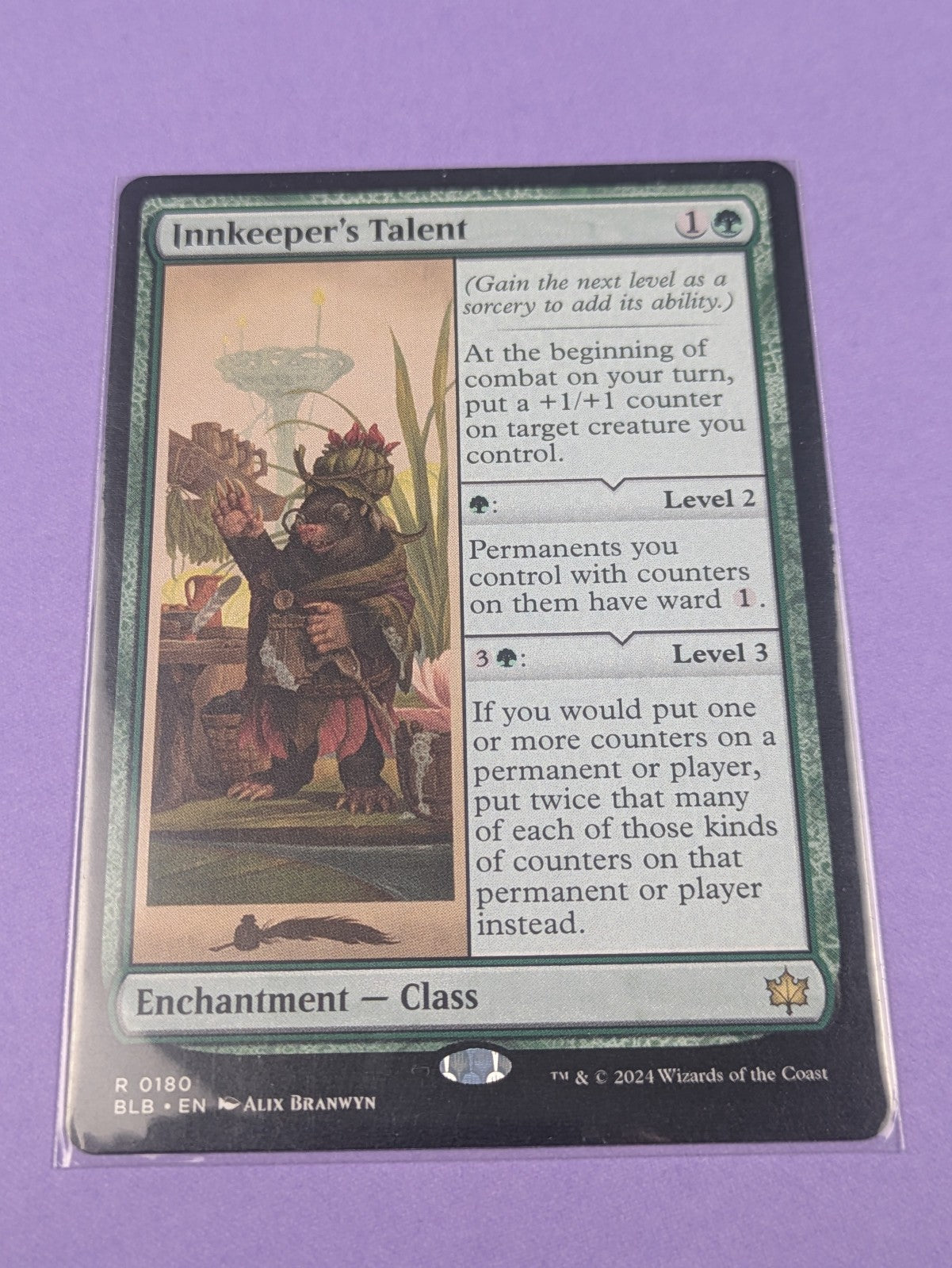MTG Magic: Bloomburrow: Innkeeper's Talent #0180 Rare - NM