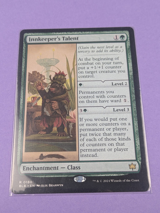 MTG Magic: Bloomburrow: Innkeeper's Talent #0180 Rare - NM