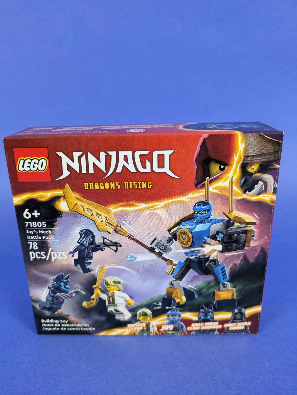Lego NINJAGO: Jay's Mech Battle Pack Set 71805 Complete Set