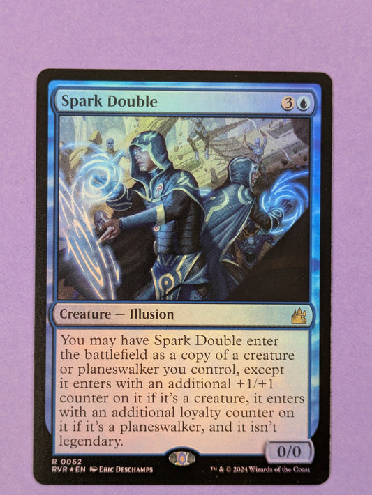 MTG Magic The Gathering: Ravnica Remastered: Spark Double Foil #0062 Rare - NM