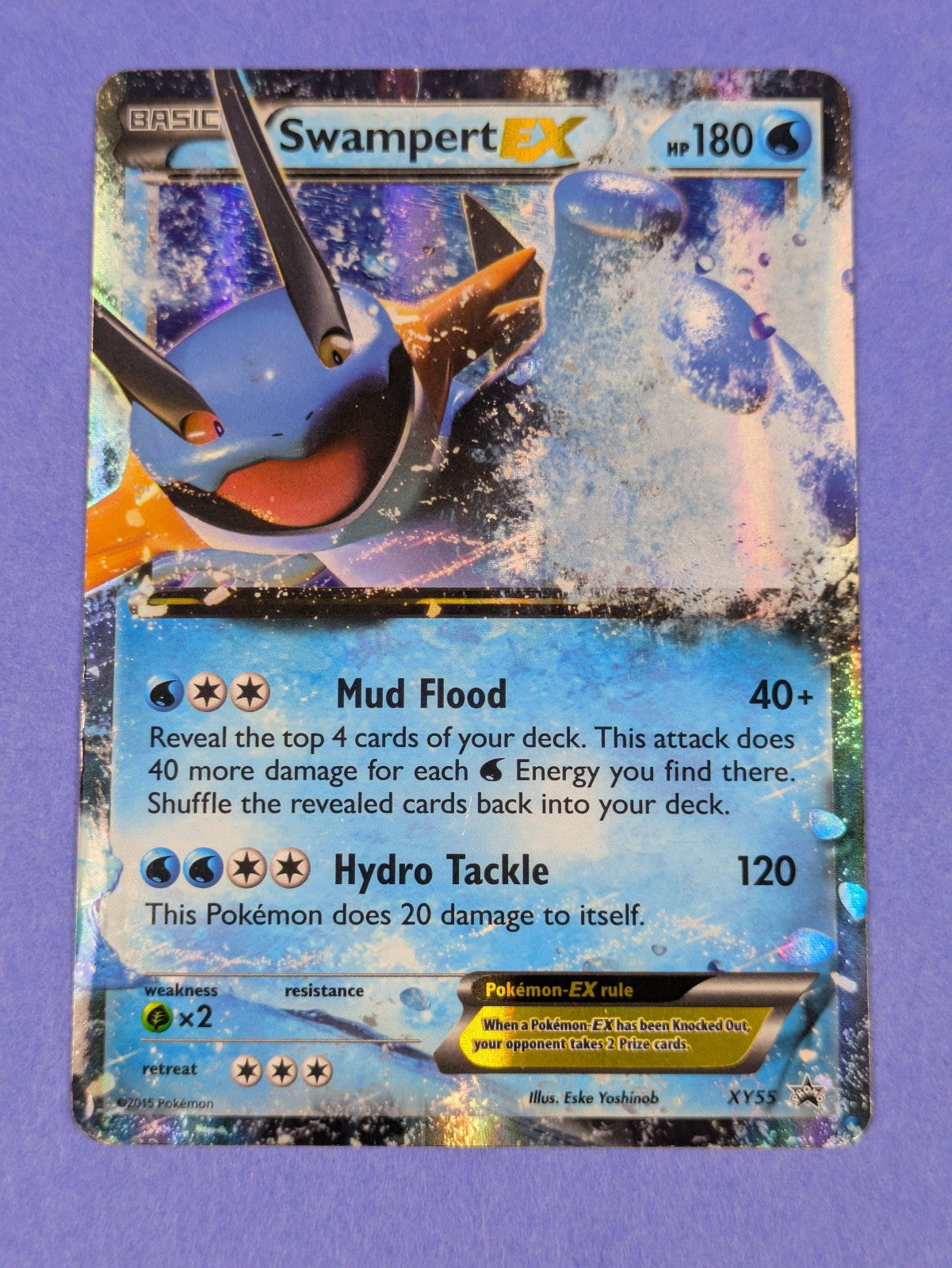 Swampert EX - XY55 - Holo Promo XY Promos - Pokemon Card - DMG