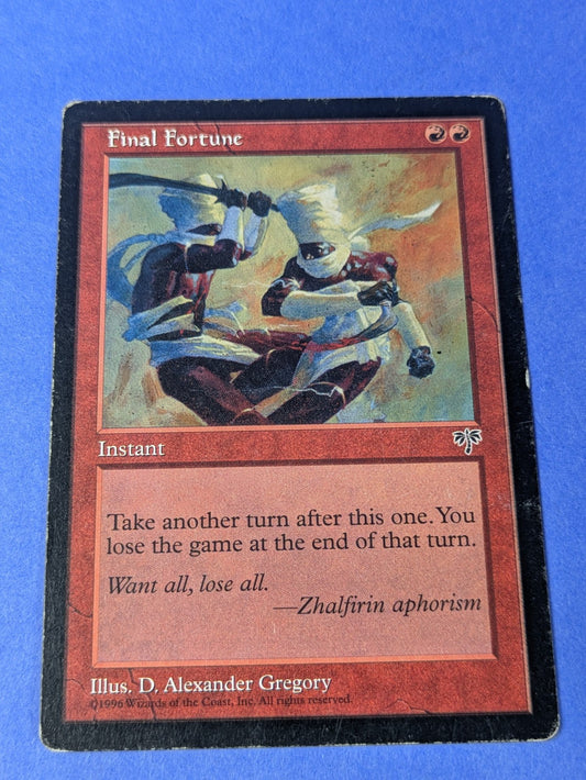 MTG Magic: Mirage: Final Fortune #173 Rare - MP