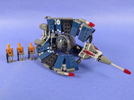 Lego Star Wars: The Clone Wars: Droid Tri-Fighter Set 8086 Complete Set