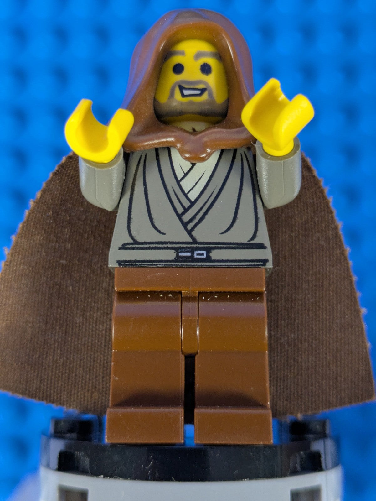 Lego Star Wars: Jedi Knight (Jedi Bob) - Dark Gray Tunic sw0057 Set 7163