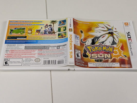 Pokémon Sun (Nintendo 3DS, 2016) CIB