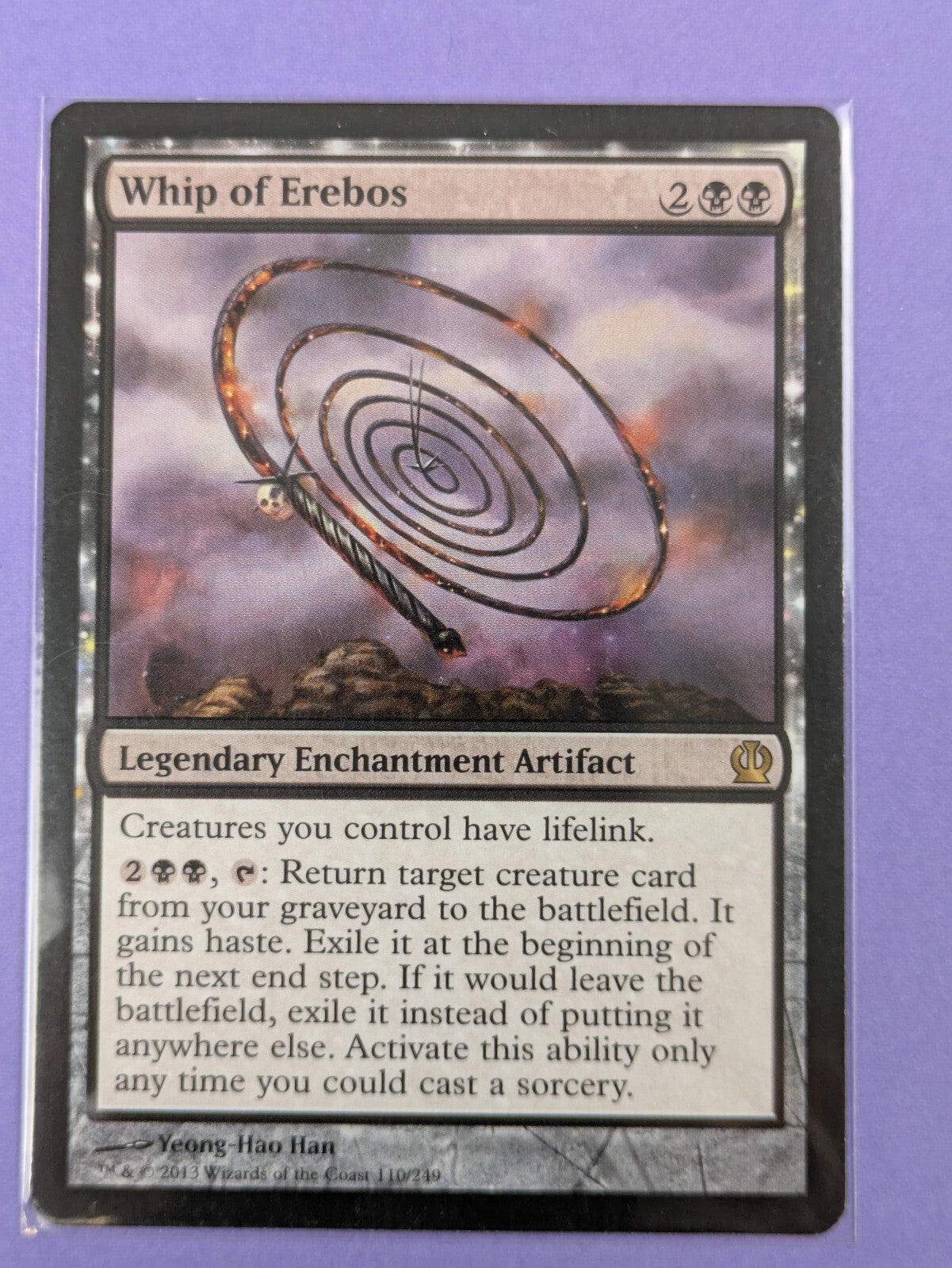 MTG Magic The Gathering: Theros (THS): Whip of Erebos #110/249 Rare - NM