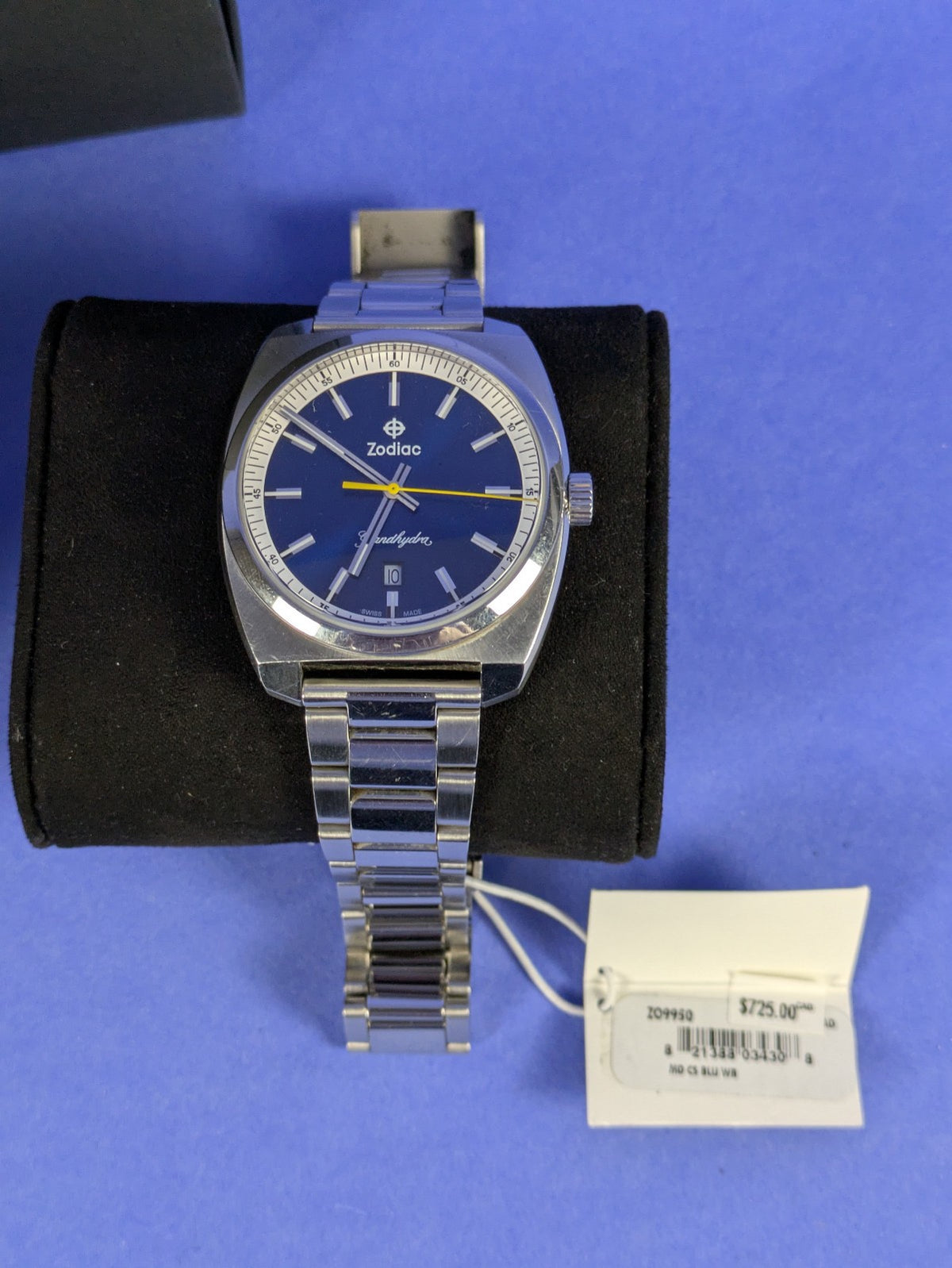 ZODIAC Grandhydra Quartz ZO9950 Stainless Steel Men's Watch with Box