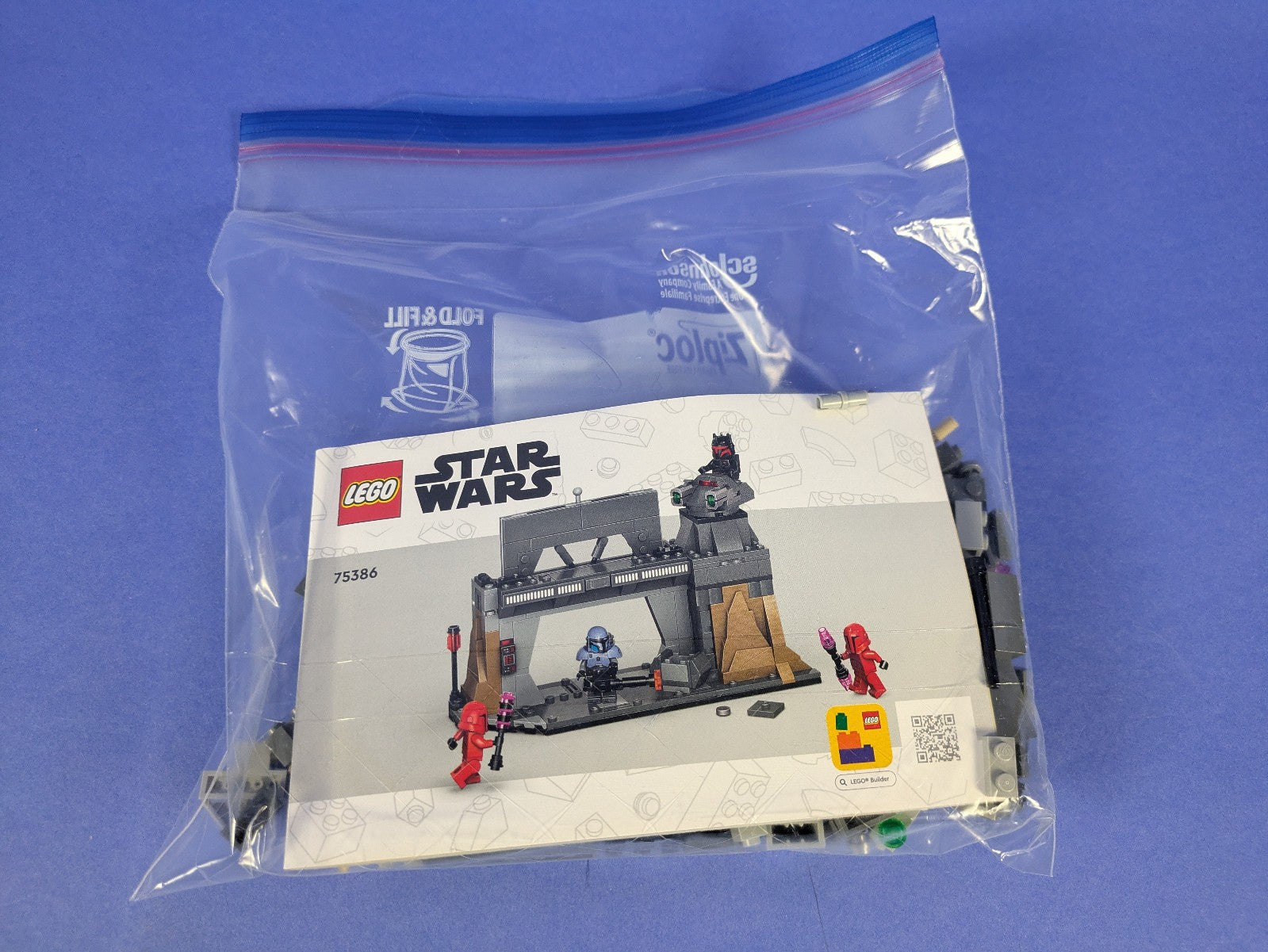 Lego Star Wars: Paz Vizsla and Moff Gideon Battle Set 75386 Incomplete Set
