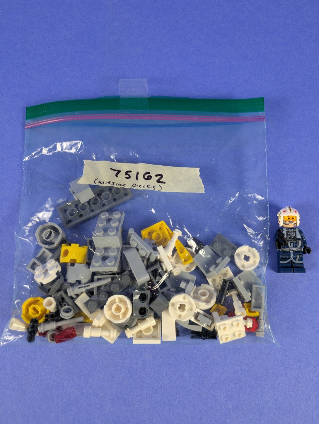 Lego Star Wars: Y-Wing Microfighter Set 75162 Incomplete Set