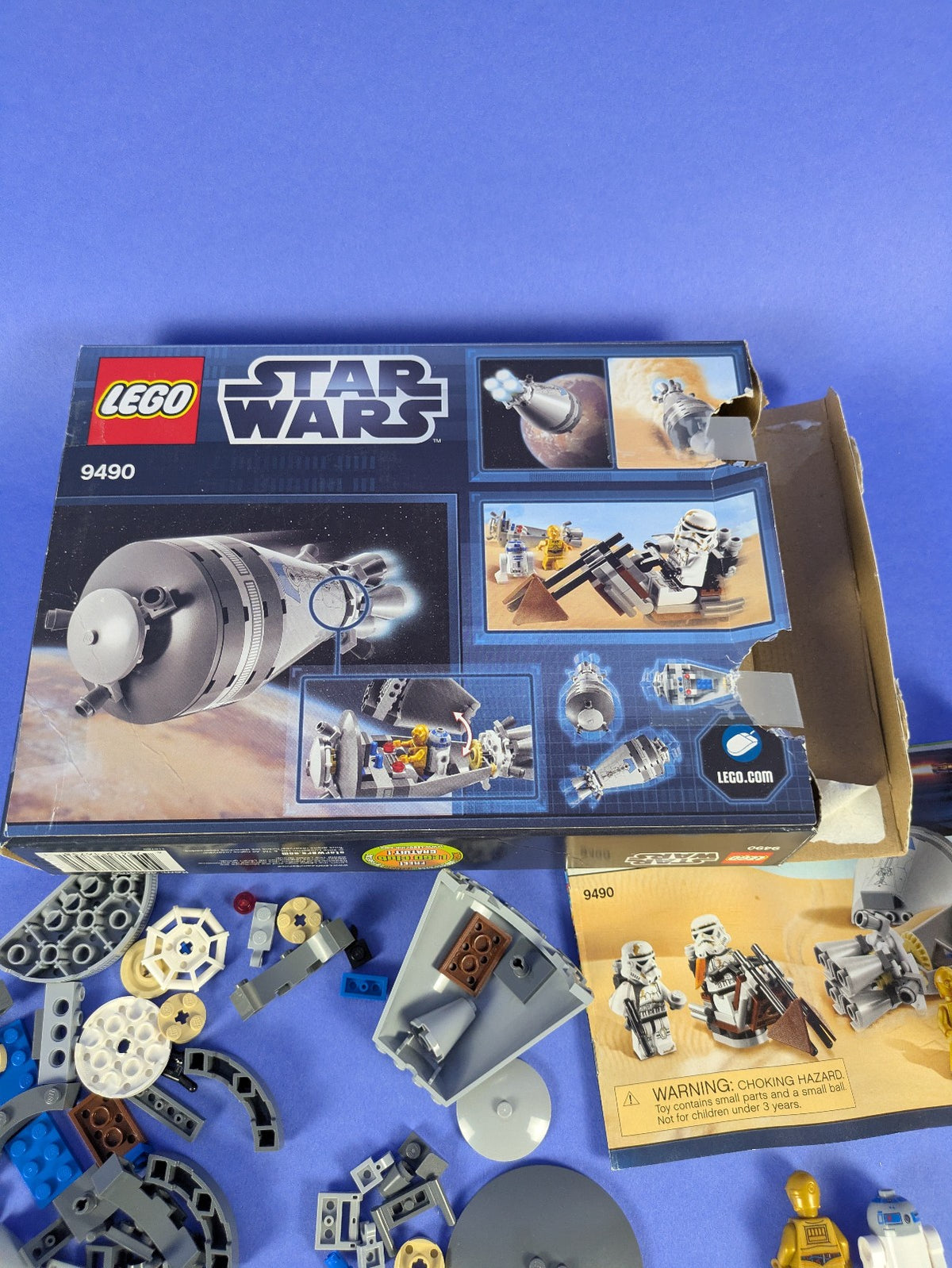 Lego Star Wars: Episode 4-6: Droid Escape Set 9490 Complete Set