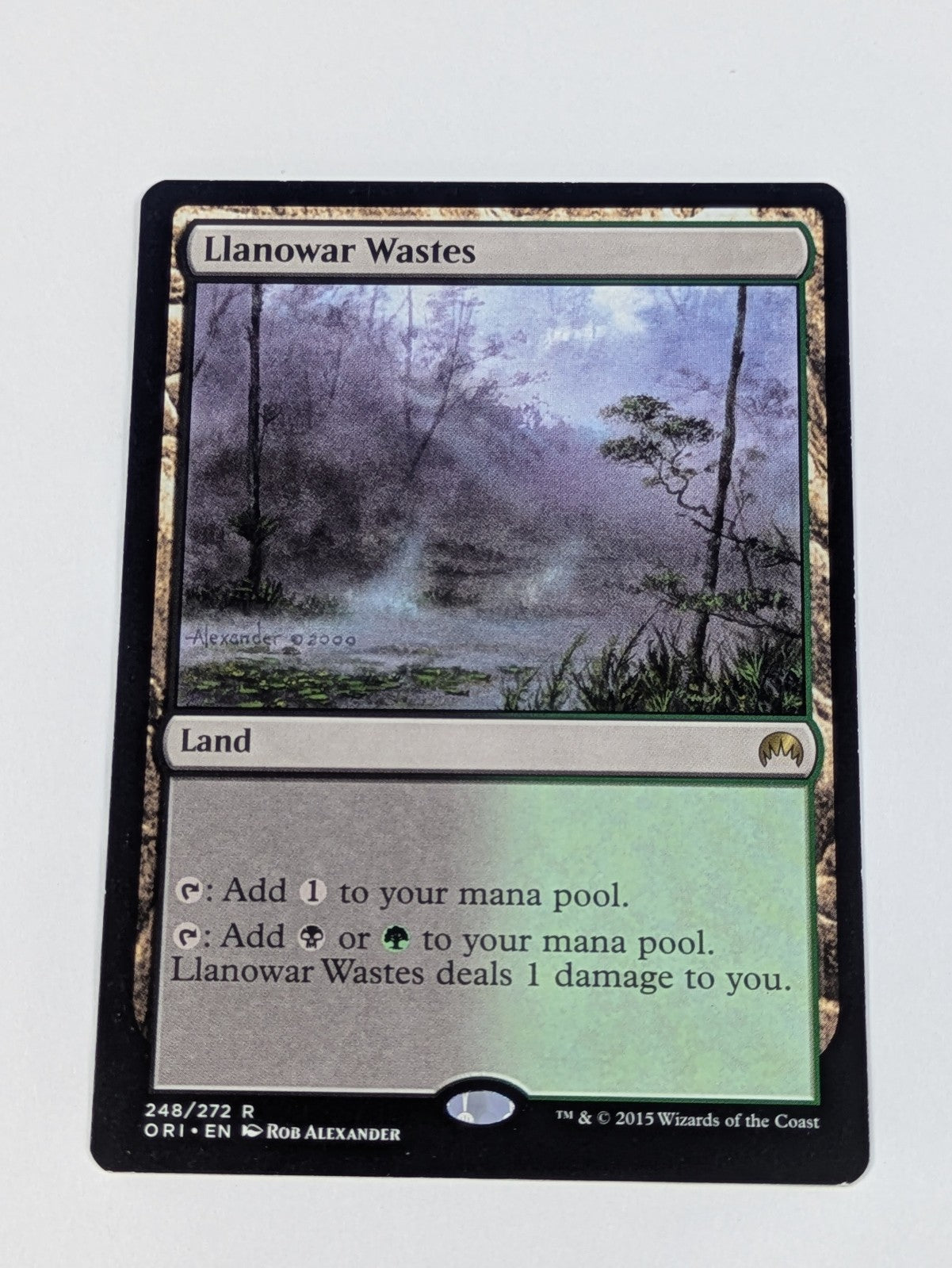 MTG Magic: Magic Origins: Llanowar Wastes #248/272 Rare - LP