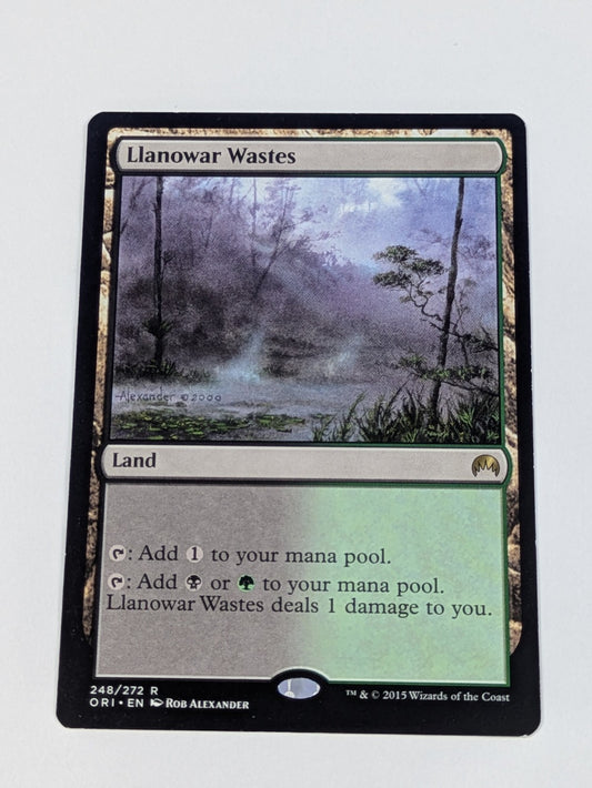 MTG Magic: Magic Origins: Llanowar Wastes #248/272 Rare - LP