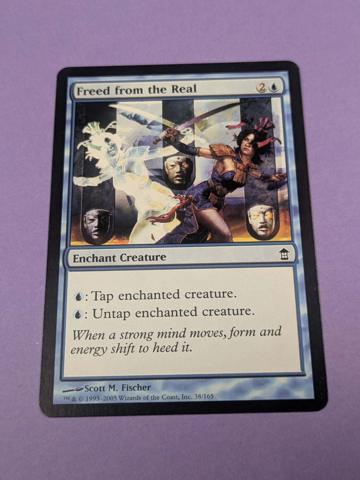 MTG Magic: Saviors of Kamigawa: Freed from the Real #38/165 Common - NM