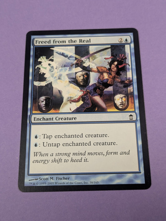 MTG Magic: Saviors of Kamigawa: Freed from the Real #38/165 Common - NM
